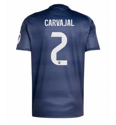 Real Madrid Daniel Carvajal #2 Bortedrakt 2025-26 Korte ermer Real Madrid Daniel Carvajal #2 Bortedrakt 2025-26 Korte ermer